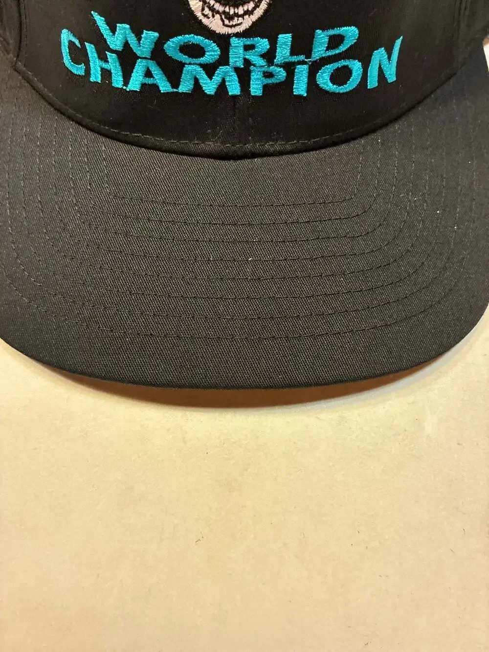 Vintage WWF Stone Cold Steve Austin World Champion Skull Snapback Hat